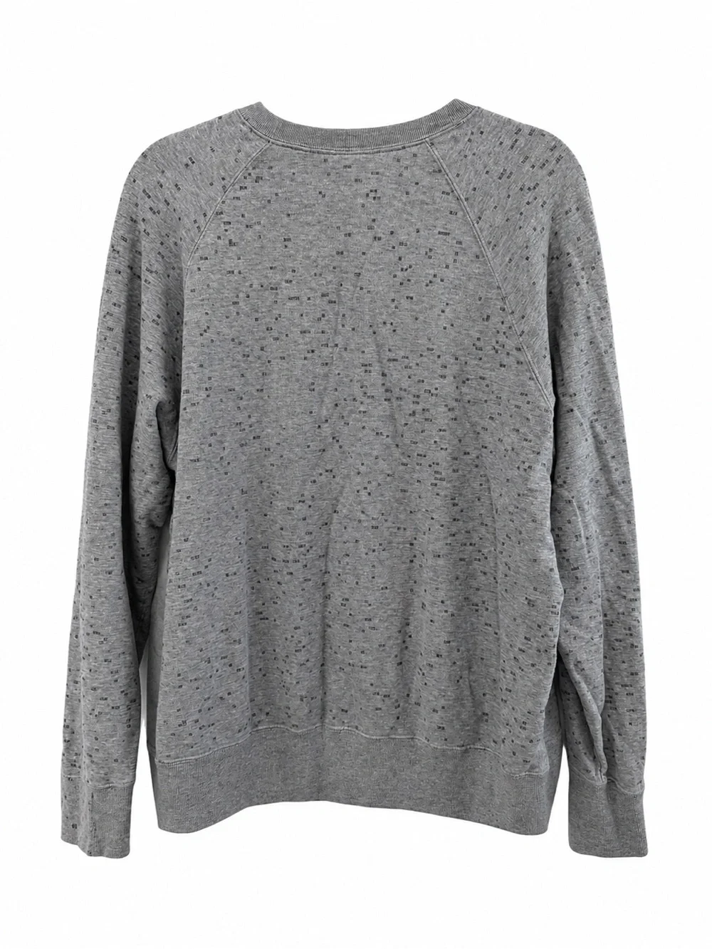 Jordan Flight Men’s XL Gray Speckled Crewneck Sweatshirt Jumpman Cotton Blend